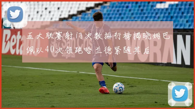 五大联赛射门次数排行榜揭晓姆巴佩以40次领跑哈兰德紧随其后